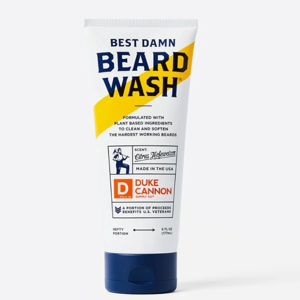 Duke Cannon Best Damn Beard Wash 6 fl oz Tube